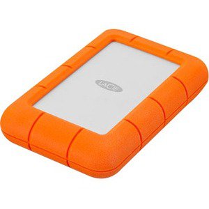 LaCie Rugged Mini LAC9000633 4 TB Portable Rugged Hard Drive - External - Orange - USB 3.0 - 5400rpm IM3095261