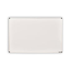 Lacquered Steel Magnetic Whiteboard, Double Sided, 900 x 1200mm, with Pen Rail NBWBLS9012A,D,I