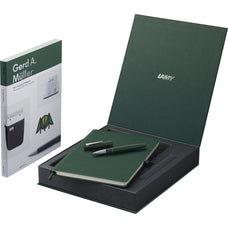 Lamy 2000 Limited Edition Fountain Pen Pine Green with Notebook B5 Set CX1000530