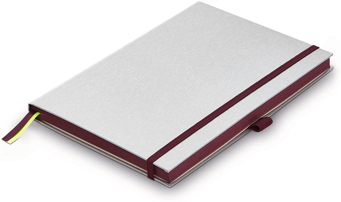 Lamy A5 Hard Cover Notebook Silver with Blackpurple Trim CXLY4034266