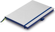 Lamy A5 Hard Cover Notebook Silver with Oceanblue Trim CXLY4034265