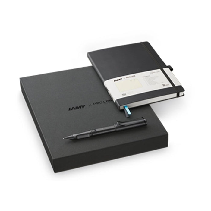 Lamy nCode 744 Safari All Black Pen + Digital Paper Set CXLY4036416