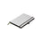 Lamy Notebook A6 Hard Cover Silver with Black Edge CXLY4034267