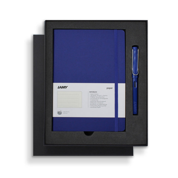 Lamy Notebook Fountain Pen Gift Set A5 Soft Cover Blue CXLYGS_A5_SC_BLU