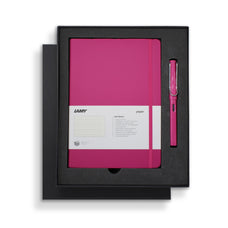 Lamy Notebook Fountain Pen Gift Set A5 Soft Cover Pink CXLYGS_A5_SC_PNK