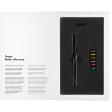 Lamy Safari Limited Edition Fountain Pen All Black Multi, Extra Fine Nib (0B2) CX1002425