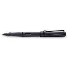 Lamy Safari Medium Nib Fountain Pen, Steel Black (0E2) CX1001084