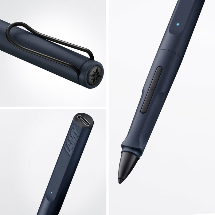Lamy Safari Note+ Stylus Pen Steel Black (4E2) CX1000926