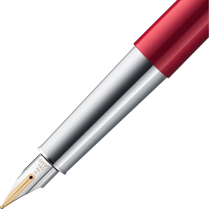 Lamy Scala Fountain Pen Gloss Piano Red with 14kt Fine Nib (079) CX1000918