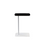 Laptop Table, 300mm x 450mm x 650mm, White Base, Black Top MG_LPTP_WB