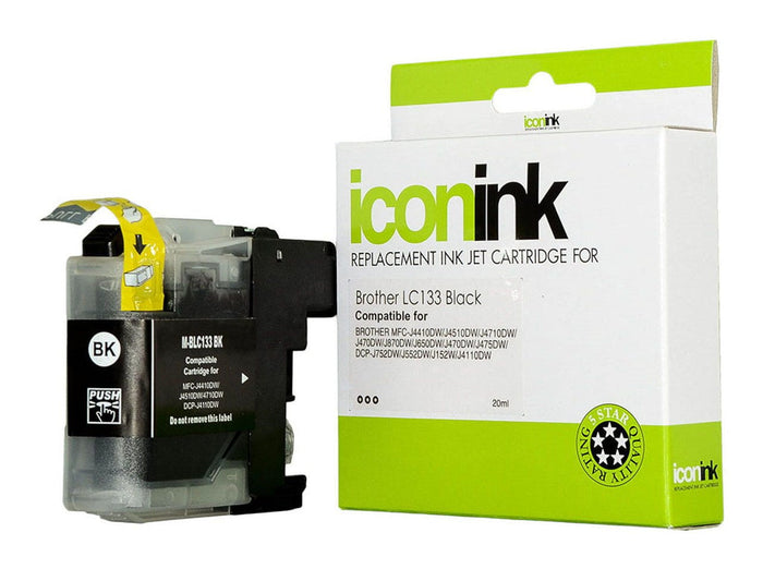 LC133 / LC 133BK Black Brother Compatible Ink FPIBLC133B