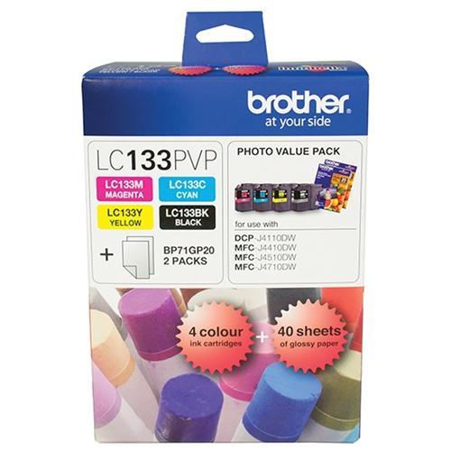 LC133 / LC 133PVP Value Pack Brother Original Cartridge DSB133PVP