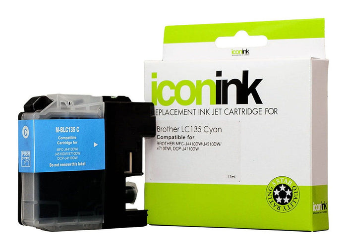 LC135 / LC 135XL / LC135XL-C Cyan Brother Compatible Cartridge FPIBLC135C