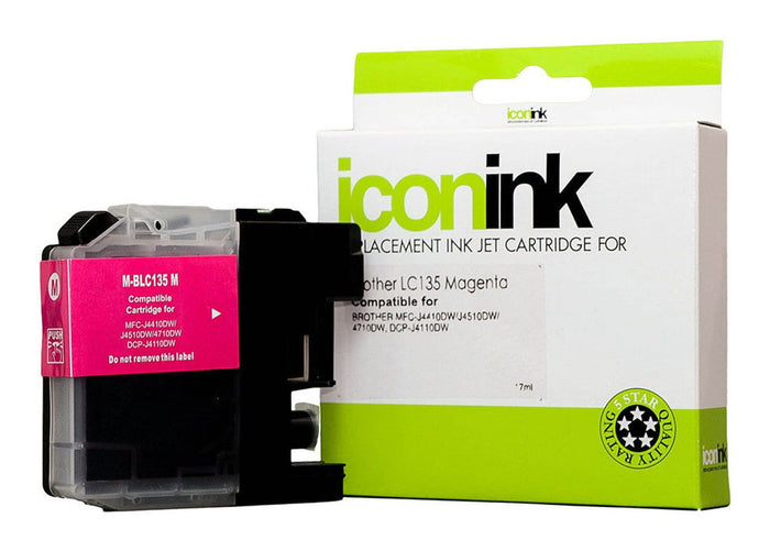 LC135 / LC 135XL / LC135XL-M Magenta Brother Compatible Cartridge FPIBLC135M