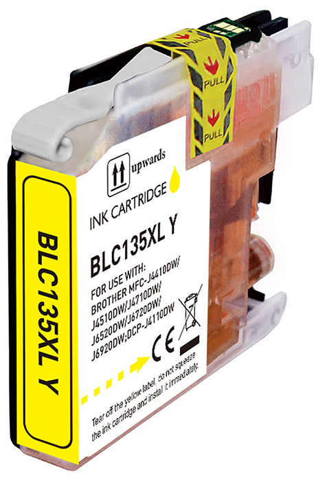LC135 / LC 135XL / LC135XL-Y Yellow Brother Compatible Cartridge FPIBLC135Y