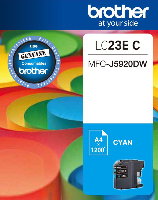 LC23 / LC 23E Cyan Brother Original Cartridge DSB23EC