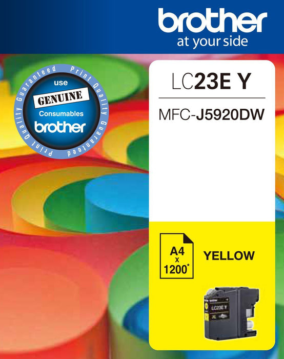 LC23 / LC 23E Yellow Brother Original Cartridge DSB23EY