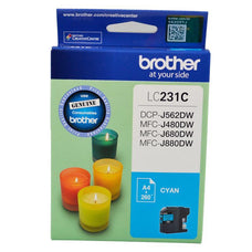 LC231 / LC 231C Cyan Brother Original Cartridge DSB231C