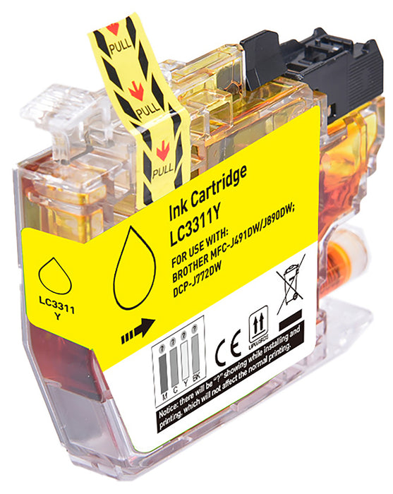 LC3311 / LC 3311 Yellow Brother Compatible Ink FPIBLC3311Y