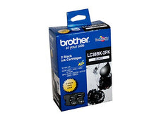 LC38 / LC 38BK Twin Pack Black Brother Original Cartridge DSB38BT