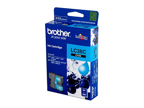 LC38 / LC 38C Cyan Brother Original Cartridge DSB38C