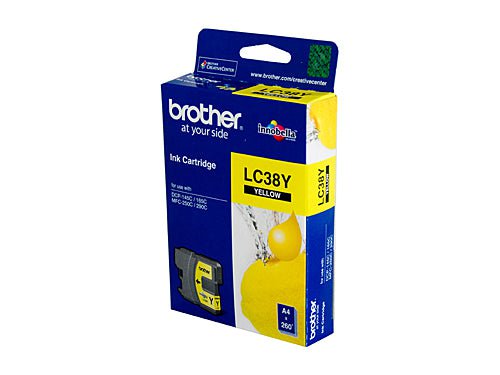 LC38 / LC 38Y Yellow Brother Original Cartridge DSB38Y