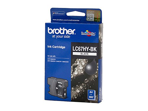 LC67 / LC 67 / LC67HY-BK Hi Capacity Black Brother Original Cartridge ...