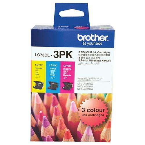 LC73 / LC 73 / LC73CL3 Value Pack Brother Original Cartridge DSB73CMY