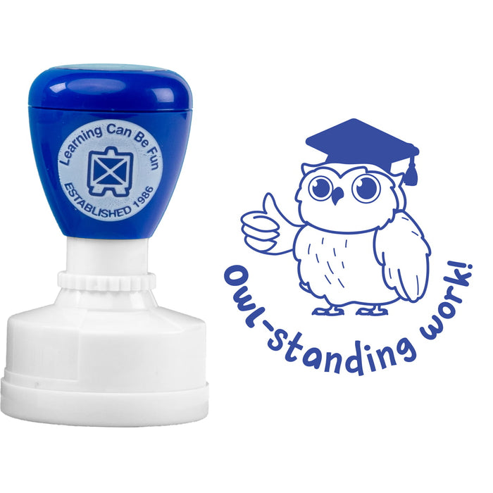 LCBF Owl-standing Work Merit Stamp CX1003204