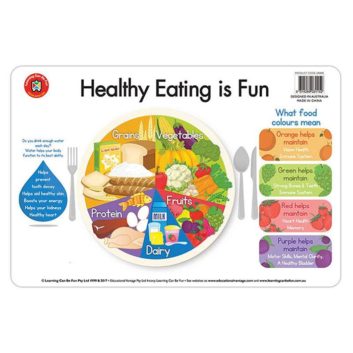 LCBF Placemat Healthy Eating Is Fun CX227856