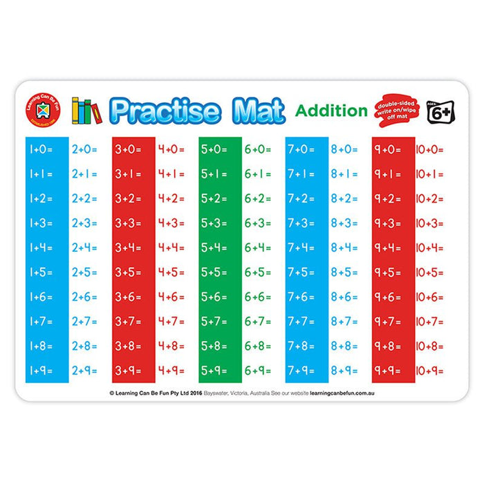 LCBF Practise Mats Addition CX227878