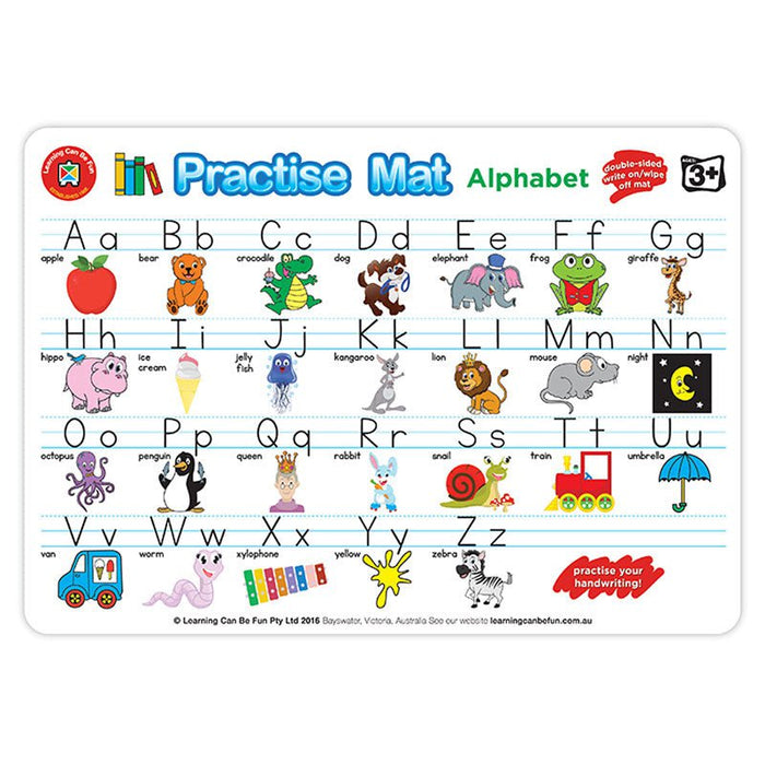 LCBF Practise Mats Alphabet CX227879