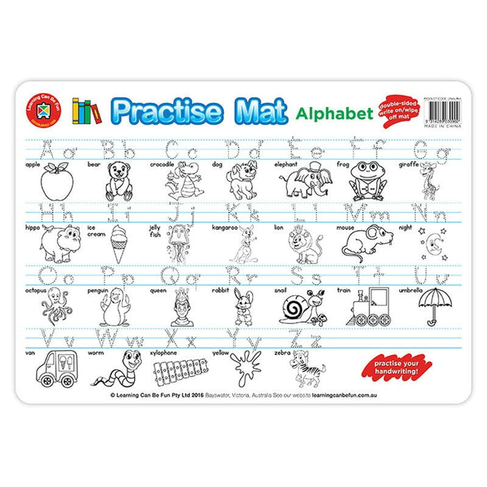 LCBF Practise Mats Alphabet CX227879