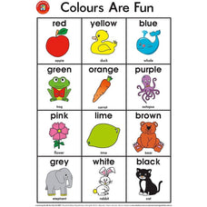LCBF Wall Chart Colours Are Fun Poster CX228064