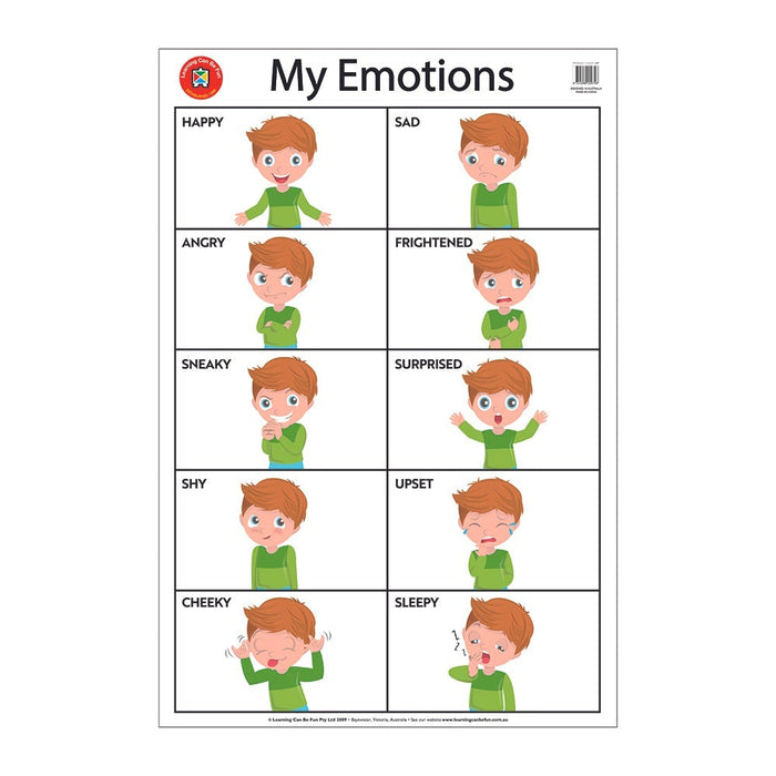 LCBF Wall Chart My Emotions Poster CX228070
