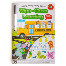 LCBF Wipe Clean Learning Book Get Ready Big School With Marker CX227874
