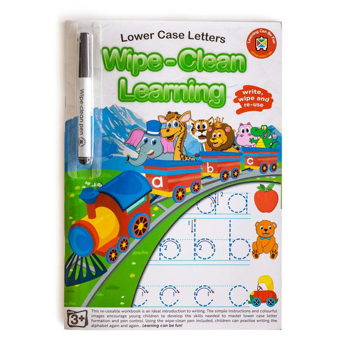 LCBF Wipe Clean Learning Book Lower Case Letters With Marker CX227875