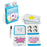 LCBF Write & Wipe Flashcards Colour Shape Number With Marker CX227869