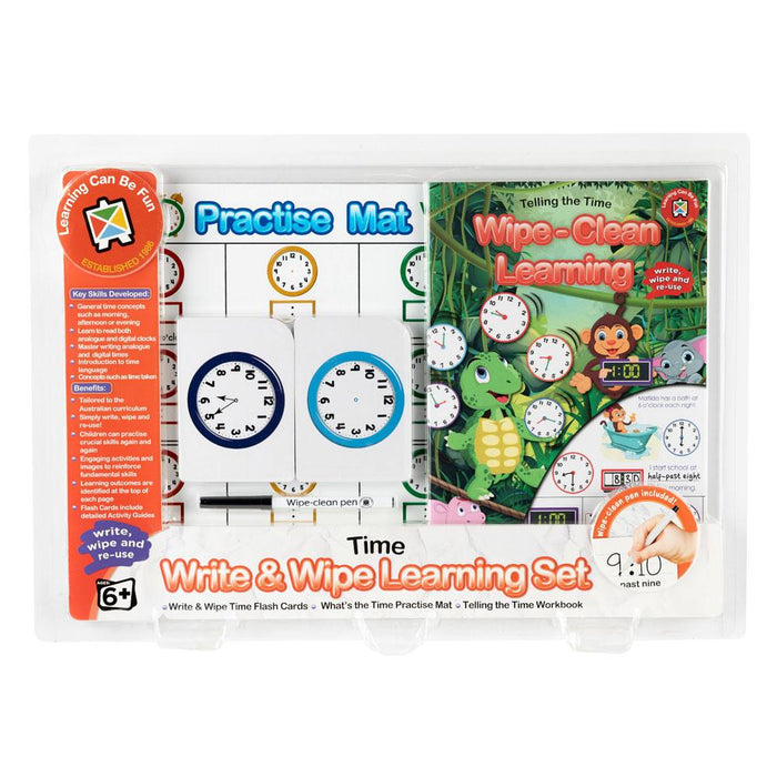 LCBF Write & Wipe Learning Set Time CX228057