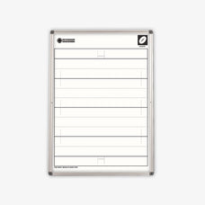 League Coaching Acrylic Printed Whiteboard plus Acrylic Lacquer Steel Whiteboard 600 x 900mm (Double Sided) NBSBLGALEA
