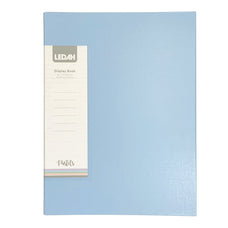 Ledah Display Book Pastel A4 Blue 20 Pocket CX300023