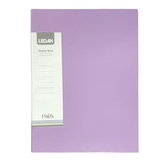 Ledah Display Book Pastel A4 Purple 20 Pocket CX300021