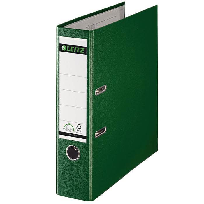 Leitz 80mm A4 Lever Arch File, Green AO10105055