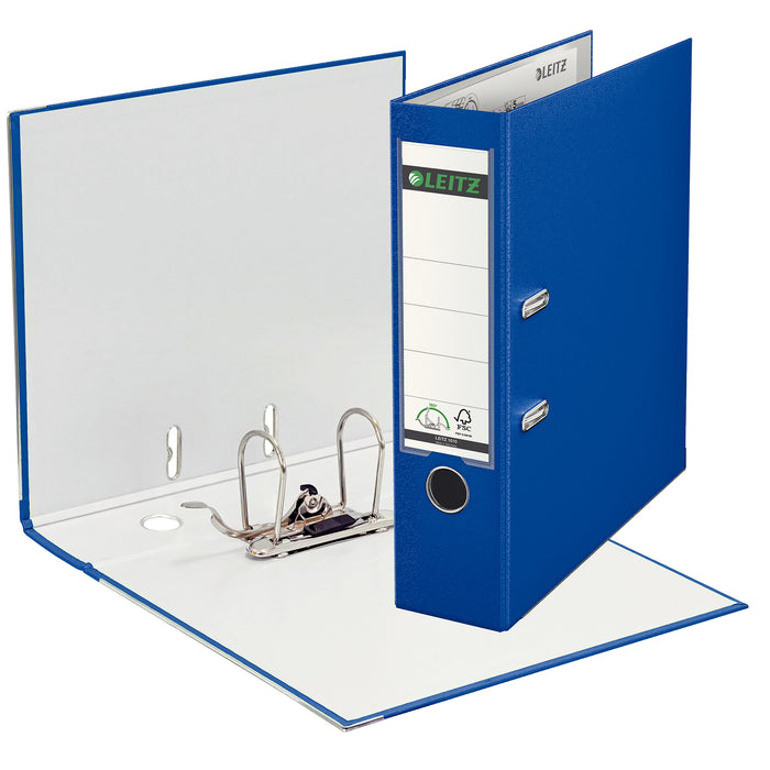 Leitz 80mm Foolscap Lever Arch File, Blue AO11101035