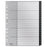 Leitz A4 Recycled Polyprop Indices/Divider, Numbered 1-20, Black AO12110000