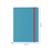 Leitz Cosy A4 Folder, 3 Flap with Pocket, Elastic Closure, Blue AO46190061