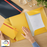 Leitz Cosy A4 Folder, 3 Flap with Pocket, Elastic Closure, Yellow AO46190019
