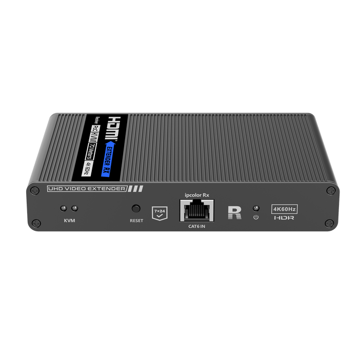 LENKENG 4K HDMI Extender with KVM Support Over Single CAT6/6A Cable. Mouse & Keyboard Extension via USB Supports IR Passback. Up to 70m. Supports Max Res 4K@60Hz UHD. Power Supply from  TX to RX. CDLKV676KVM-P