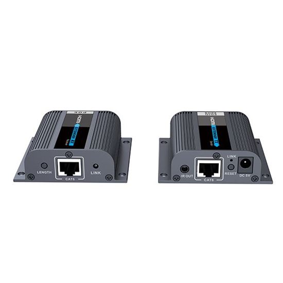 LENKENG HDMI & IR Extender Kit over Cat6 with EDID switch. Local HDMI Connection Port on Transmitter, 1080p up to 50m. Supports PoC. CDLKV372EDID