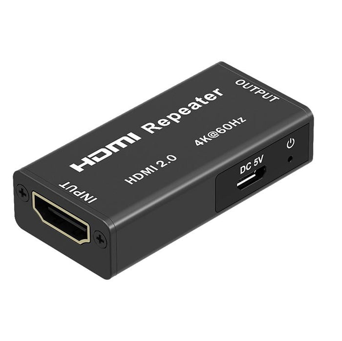 LENKENG HDMI2.0 Repeater Extender. Supports resolution up to ultra HD 4Kx2K@60Hz. Extend HDMI cables beyond the 20m. Plug and play. CDLKV168-4K